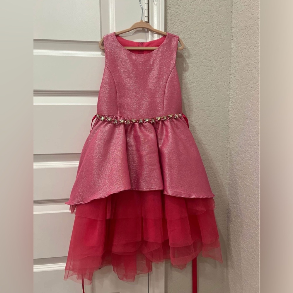 Sparkling Pink Kids Dress
